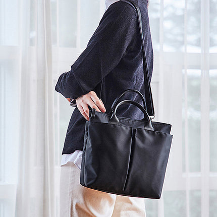 New Style Business Briefcase, Office Simple and Versatile Casual Handbag, Dual-Use Large-Capacity Cross-Body Computer Bag