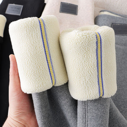 Extra Thick Cashmere Leggings for Small Women in Winter New Style Fleece-Lined and Thickeneded Outer Wear High Waist Northeast Warm Cotton Pants