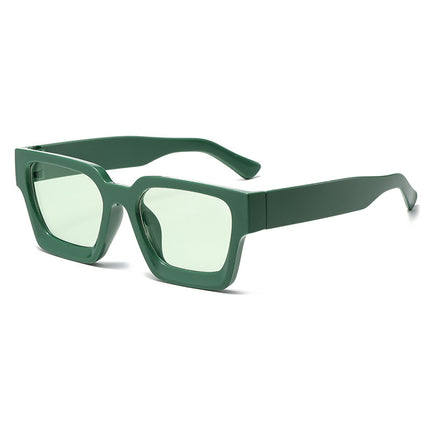 2026 Export Hot-Selling Square Sunglasses with Black Frame, Sun Protection, Uv Protection, Universal, Stylish and Fashionable Sunglasses