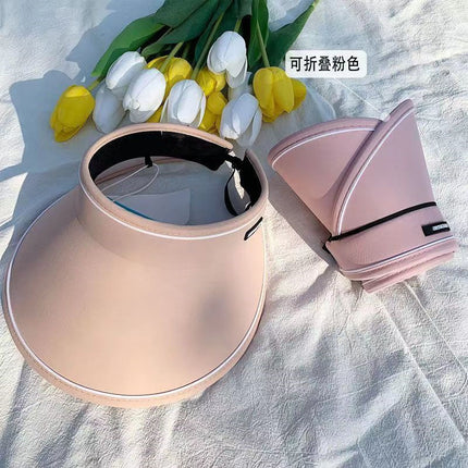 Summer Sun Hat with Fan to Cover Face, Uv Sun Protection Hat, Large Brim Empty Top Hat, Sun Hat for Women, Fashionable Charging Hat