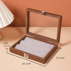 Black walnut grain (small size earring box)