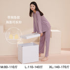 MT2037 purple long sleeve trousers with chest pad / M Suggested 40.00 kg-55.00 kg