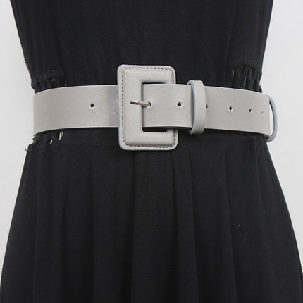 Belt Women's wide purple Korean style yellow pink belt women's fashion all-match dress sweater waist seal