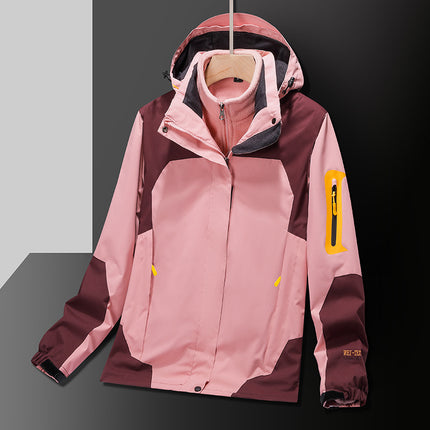 552 Three-in-One Jacket Men's and Women's Two-Piece Set with Removable Inner Blanket Xizang Travel Suit Men's Fishing Suit Ski Suit