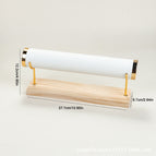 White leather single layer detachable bracelet bracelet holder