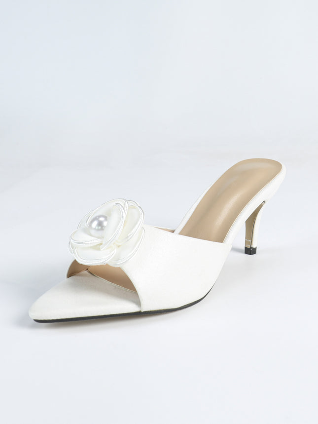 Lazy Slip-On Open-Toe Slippers for Women, Summer New Style with Bowknot, Single Strap, Outdoor Wear, Oversized Size