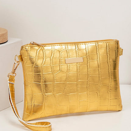 Fashion Retro Simple Trendy Ladies Bags Stone Pattern Single Shoulder Crossbody Hand Square Bag Ladies Crossbody Bag
