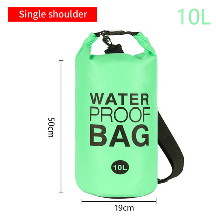 Outdoor Waterproof Bag Rafting Beach Backpack Swimsuit Clothes Mobile Phone Storage Bag Pvc Interlayer Mesh Ready Stock
