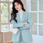 Single piece grass green suit / S