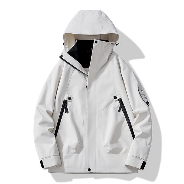 Factory Direct Sales Wholesale Spring Season Hooded Jackets, Popular Couple Outdoor Hiking Jackets 2518 Double Zipper