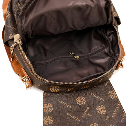 2024 new large-capacity commuter leisure travel backpack fashion lightweight bag high-end shoulder bag a generation of hair