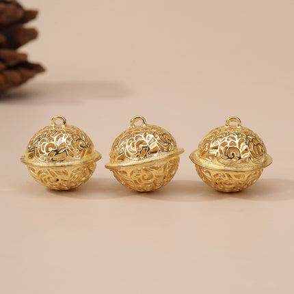 Flower Qian Gu Bell Foot Bell Palace Bell Curtain Bell Pendant Ancient Style Spring Festival Accessories Color-Preserving Phone Pendant Ornament