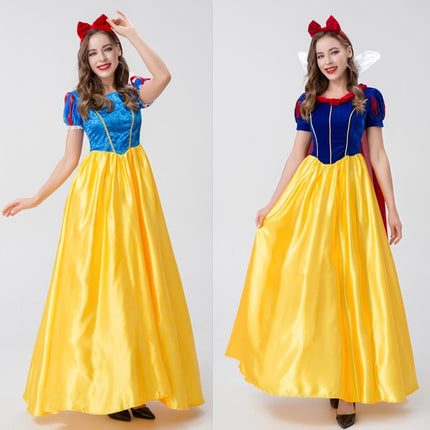 Halloween Adult Snow White Christmas Annual Party Cosplay Queen Cinderella Wedding Dress Costume Wholesale