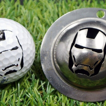 Golf ball scribing ball painting stainless steel variety of choice DIY tool 80 patterns optional