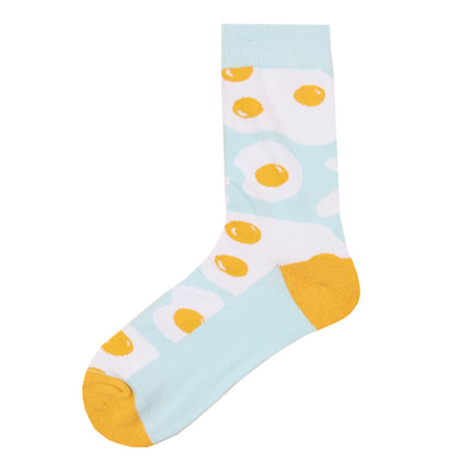 Street style cotton mid-tube socks 22 spring men's fashion brand stockings personality European and American women's pile socks sports skateboard socks