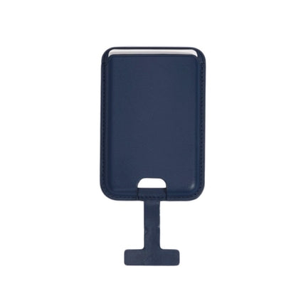 Cross-Border Phone Lanyard with Tail, Anti-Lost Card Holder Suitable for Apple Magsafe Magnetic Card Holder, Back-Stick Leather Card Clip