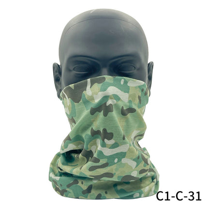 Outdoor Seamless Versatile Magic Headscarf for Men and Women, Cycling Mask, Neck Gaiter, Windproof Neck Scarf, Summer Sun Protection, Quick-Drying