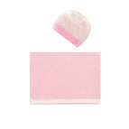 120*85 / Pink thick air conditioning blanket and hat