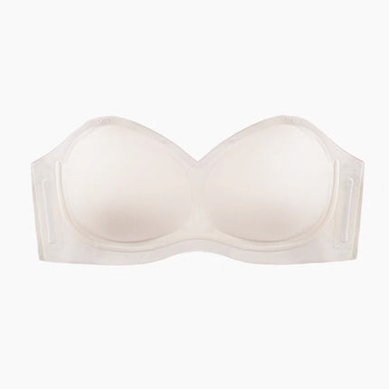 Expanded Bust Anti-Slip Strapless Bra for Women, Seamless Foundation-Like Liquid, Push-Up Bra for Small Busts to Appear Larger, Anti-Sagging Bra