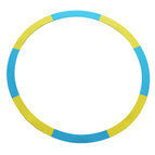 yellow and blue middle circle