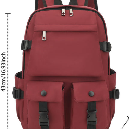 Travel Large Capacity 16-inch Backpack for High School Students Computer Backpack All-match Senior high school Schoolbag for Junior High School Students and College Students