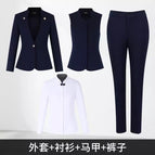 Suit + vest + pants + shirt / S
