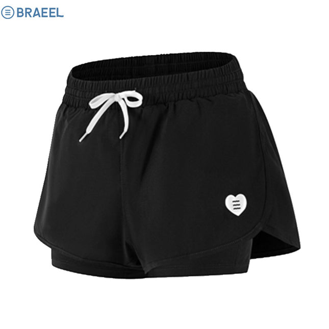 Korean New Women's Quick-Dry Sports Shorts, Anti-Exposure Split Swimsuit Bottoms, Swimwear for Both Dry and Wet Use, Beach Shorts for Swimming