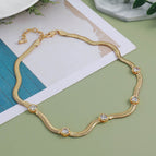 741j zircon snake bone chain