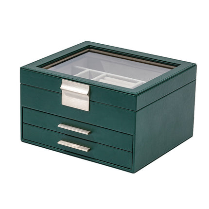 New Cross-Border Sunroof Style Noble Jewelry Storage Box Necklace Earrings Earrings Exquisite Bracelets Bracelet Jewelry Gold