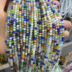 4mm/about 98 pieces in a string / 4#Mixed color wear