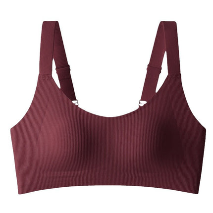 Ultra-thin Underwear Women's Large Chest Small and Slimming Parammary Anti-sagging Small Chest Comfortable plus size Bra