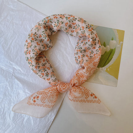 Printed Square Scarf / Foulard Carré Imprimé