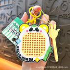 Yellow-hello panda decompression magnetic steel ball drawing board