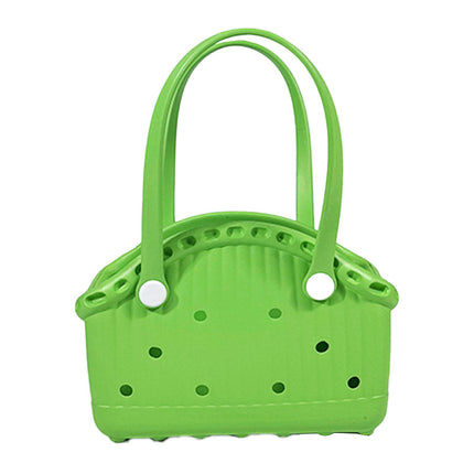 New Portable Eva Pet Bag Beach Bag Vegetable Basket Hole Bag Eva Printed Pet Car Storage Anti-Hole