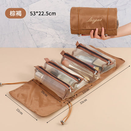 New Cosmetic Bag Four-In-One Travel Portable Multi-Functional Large-Capacity Removable Toiletry Storage Bag