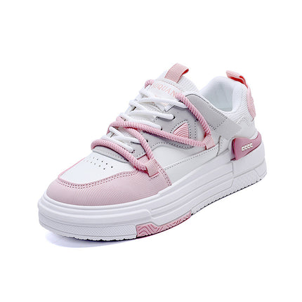 White Sneakers for Women, 2026 New Spring Model, Thick-Soled Sports Casual Shoes, Soft and Comfortable, Versatile for Students, K1316