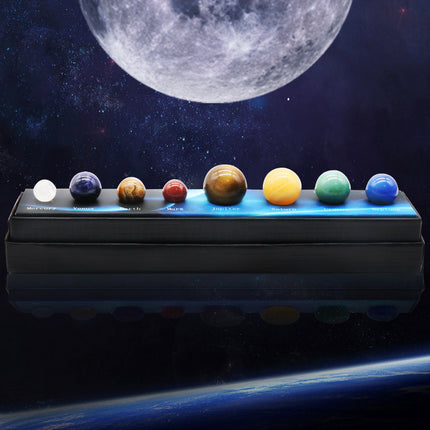 Natural Stone Eight Planets Universe Galaxy Solar System Interstellar Planet Science Planet suit Education Cognitive Ornaments