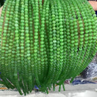 4mm/about 98 pieces in a string / 21#Medium green