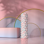 30cm: Diamond foam shaft-pink blue
