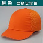 Orange mesh safety helmet / L（58-60cm）