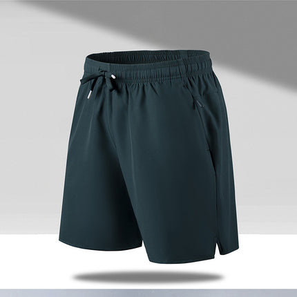 Men's Summer Quick-Dry Loose Five-Point Sports Casual Shorts Thin Cross-Border Ice Silk Beach Shorts Factory Direct Sale