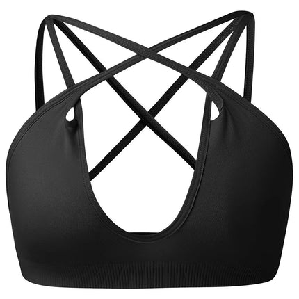 New sports underwear multiple wearing methods French seamless big backless underwear thin U-shaped beauty back bra
