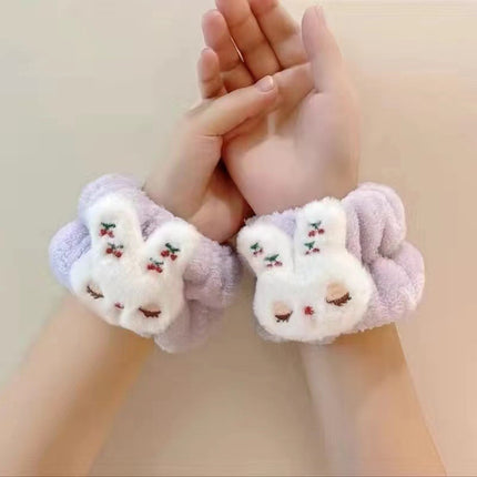 Children's Cute Face Wash Wristband, Wash-Proof, Anti-Drip, Anti-Wet Cuffs, Cute Wristband, Waterproof Wristband, Absorbent Hairband