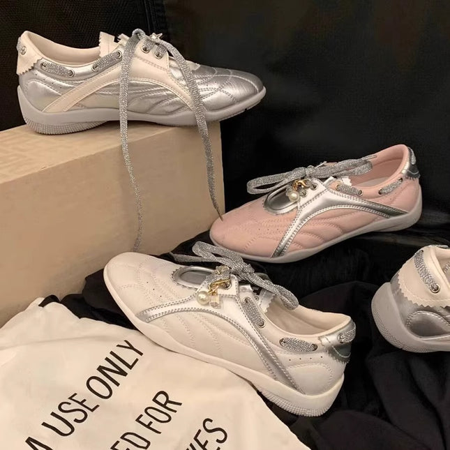 2025 Summer Shoes, Sports Versatile Casual Training Shoes, Lightweight, Breathable, Soft-Soled, Fashionable Lace-Up Color-Blocked Forrest Gump Shoes