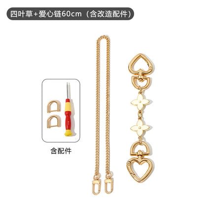 Versatile and Exquisite Decorative Chain Transformation Crossbody Underarm Bag Strap Accessories Suitable for L Bag Carryall Sub-Bag Shoulder Strap DIY