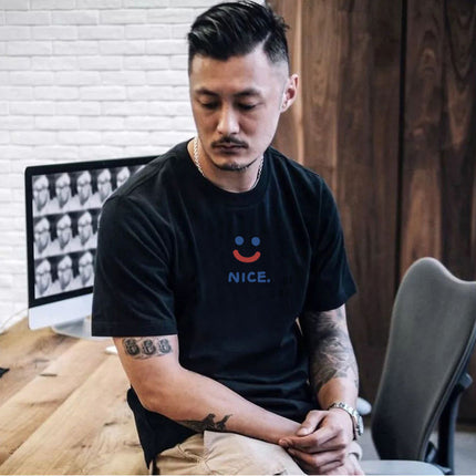 Men's T-shirt Pure Cotton Short-sleeved 2024 New Summer Round Neck Men's and Women's Half-sleeved T-shirt Spring & Fall Popular T-shirt