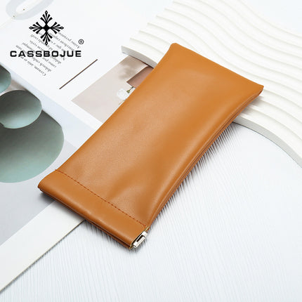 New pu leather glasses bag elastic female force opening and closing manufacturers wholesale sunglasses sunglasses storage set glasses storage men
