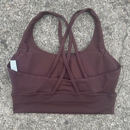 European and American Women's Shockproof Cross Yoga Sports Bra Outer Wear Running Fitness Soft Bra Tight Vest