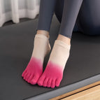 Y090-gradient rose red / Free size