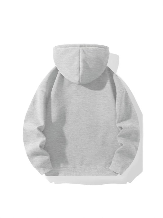 American Casual Zipper Hoodie Loose Sports Sweater Cross-border 2024 Autumn and Winter European and American Street Cross-border Amazon